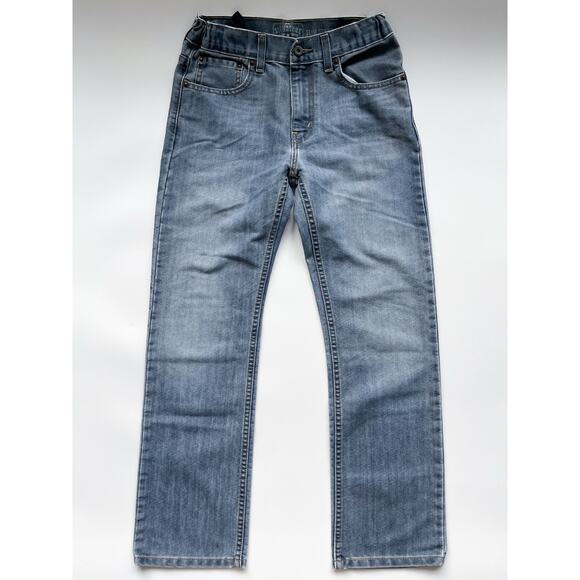 Boy's Levi's Signature Slim Straight Medium Wash Jeans Size 16 Regular - Picture 1 of 5